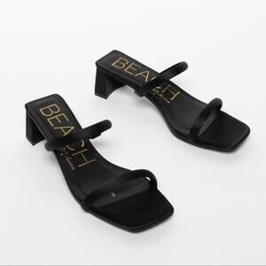Matisse Jerry Black Block Heel Sandals
